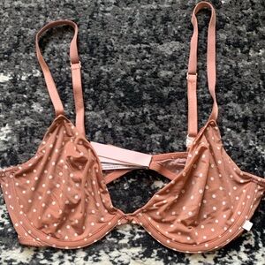 NWOT Victoria's Secret Brown Lace Bra Intimates & Sleepwear